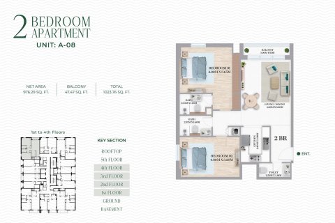 Appartamento in vendita a Mohammed Bin Rashid City, Dubai, EAU 1 camera da letto, 68 mq. № 728453 - foto 19