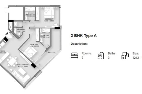 Arjan, Dubai, UAE의 판매용 아파트 침실 1개, 70제곱미터 번호 728450 - 사진 8
