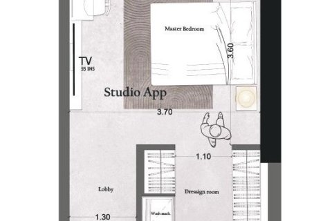 Apartment sa Dubai Land, UAE 1 silid, 41 sq.m. № 728448 - larawan 25
