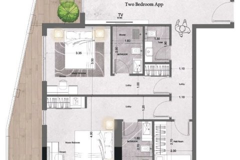Apartment sa Dubai Land, UAE 1 silid, 41 sq.m. № 728448 - larawan 27