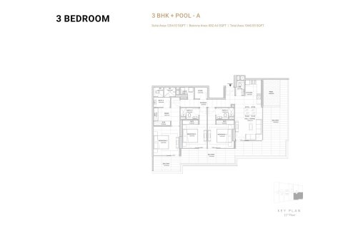 Appartement te koop in Dubai Land, Dubai, VAE 1 kamer, 40 vr.m., nr 728447 - foto 11