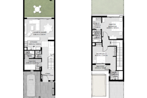 تاون هاوس للبيع في Al Hamra Village، رأس الخيمة، الإمارات العربية المتحدة 2 غرفة نوم ، رقم 690053 - صورة 13