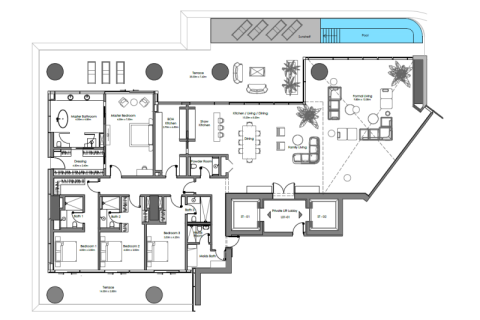Apartment in Business Bay, Dubai, UAE 3 bedrooms, 397 sq.m. № 690051 - photo 14