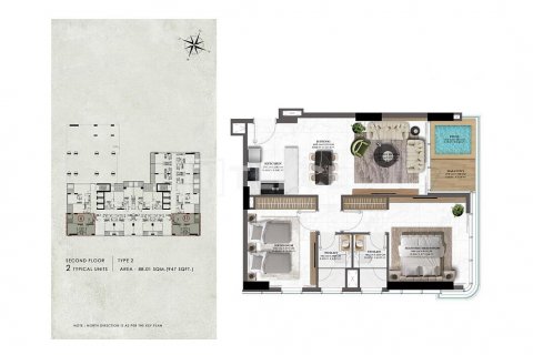 Apartment in Majan, Dubai, UAE 1 bedroom, 65 sq.m. № 630080 - photo 16