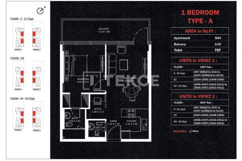 Duplex lakás itt: Jumeirah Lake Towers, Dubai, EAE, 4 hálószoba, 312 m², azonosító: 760203 - fénykép 14