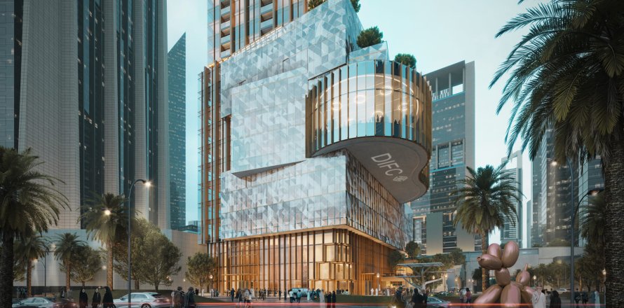 Byt v DIFC, Dubai, SAE 1 ložnice, 60 m² Č.: 689847