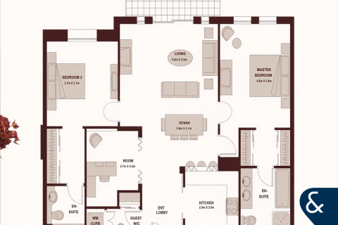 Apartment in YANSOON in Old Town, Dubai, UAE 2 bedrooms, 134 sq.m. № 671546 - photo 11