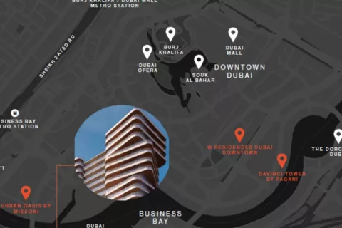 阿联酋 Dubai Business Bay 待售 : 1 卧, 45 平方米 , 编号639506 - 照片 5