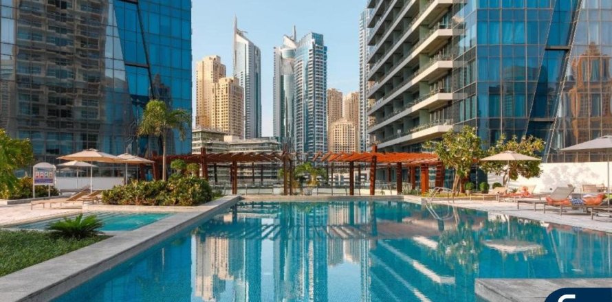آپارتمان در Dubai Marina، Dubai ، امارات متحده عربی 1 خوابه ، 57 متر مربع.  شماره 667776