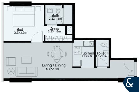 آپارتمان برای فروش در Dubai Marina، Dubai، امارات متحده عربی 1 خوابه ، 57 متر مربع ، شماره 667776 - تصویر 8