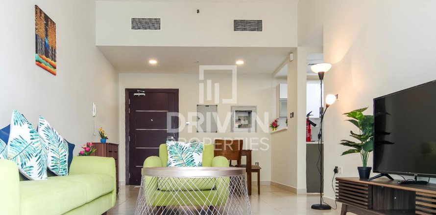 Apartament në Dubai Studio City, Dubai, Emiratet e Bashkuara Arabe 2 dhoma gjumi, 120 m2. № 654918