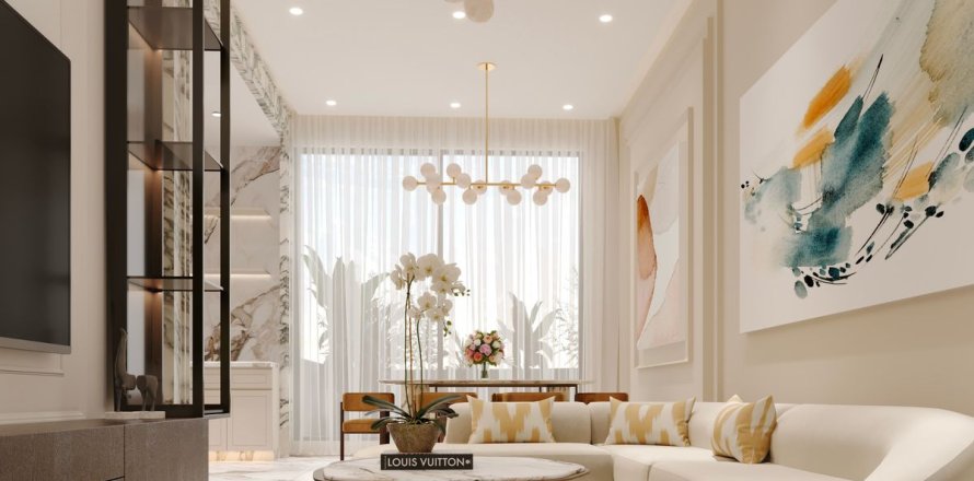 Apartemen di Dubai, UEA 1 kamar tidur, 77 m2 nomor 712885