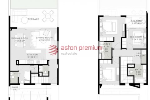 Villa sa The Valley, Dubai, UAE 3 silid-tulugan, 189.5 sq.m. № 670406 - larawan 32