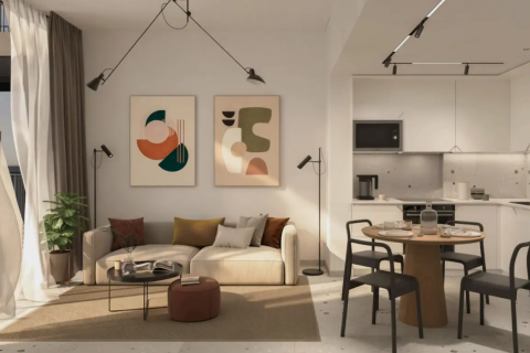 Пәтер Downtown Jebel Ali, Дубай, БАӘ-да 1 жатын бөлме, 50 м² № 729695