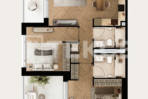 Leilighet til salgs i Dubai Studio City, Dubai, Emiratene 1 rom, 50 kvm Nr. 730914 - Foto 16
