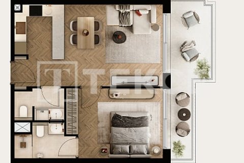 Leilighet til salgs i Dubai Studio City, Dubai, Emiratene 1 rom, 50 kvm Nr. 730914 - Foto 15