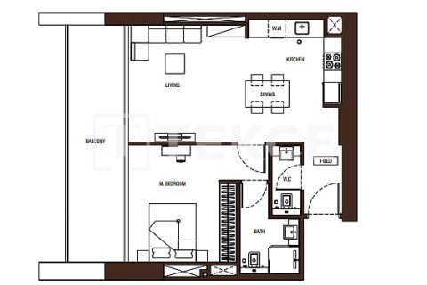 Apartment til salg i Jumeirah Village Circle, Dubai, UAE 1 værelse, 40 kvm № 730912 - foto 14