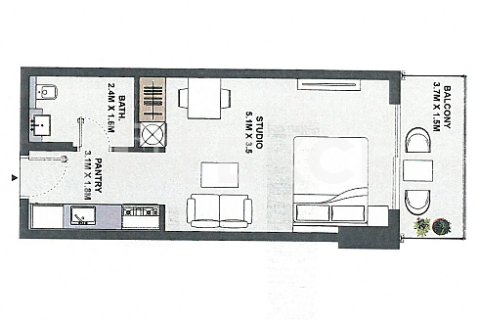 آپارتمان برای فروش در Jumeirah Village Circle، Dubai، امارات متحده عربی 36 متر مربع ، شماره 730916 - تصویر 19