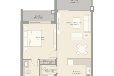 Appartement à vendre à Majan, Dubai, EAU 1 pièce, 42 m2 № 732679 - photo 5