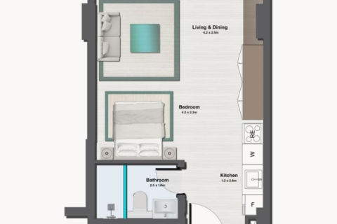 Appartement à vendre à  Jumeirah Village Circle, Dubai, EAU 1 pièce, 36 m2 № 732681 - photo 6