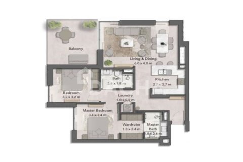 Huoneisto Dubai Land, Arabiemiraatit 2 makuuhuonetta, 113 m2 № 706650 - kuva 13