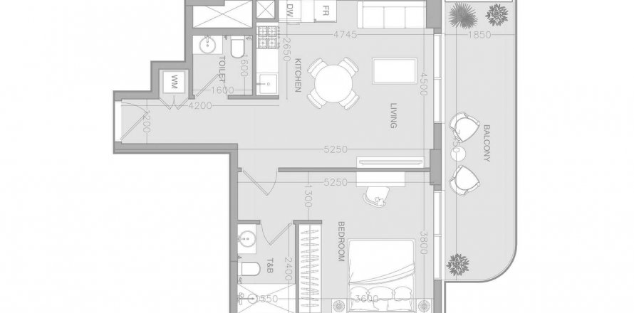 Apartment in ELAR1S Axis in Jumeirah Village Triangle, Dubai, UAE 1 bedroom, 69.21 sq.m. № 633998