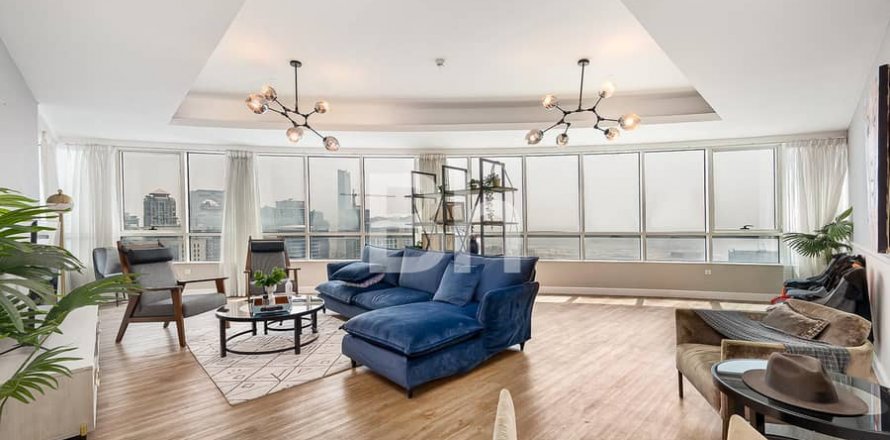 Apartament în Dubai Marina, Dubai, EAU 4 dormitoare, 228 mp.  №643430