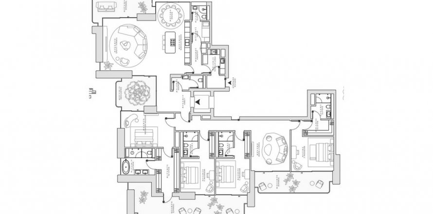 Apartamento em Jumeirah, Dubai, EAU 4 quartos, 403.2 m2 № 645174