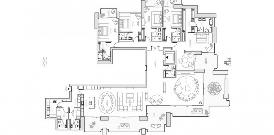 Διαμέρισμα σε Solaya σε Jumeirah, Dubai, ΗΑΕ 5 υπνοδωμάτια, 650 τ.μ. Αρ. 645176