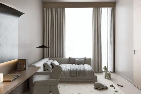 Lägenhet till försäljning i Al Jaddaf, Dubai, UAE 1 sovrum, 73 kvm Nr. 740105 - fotografi 3