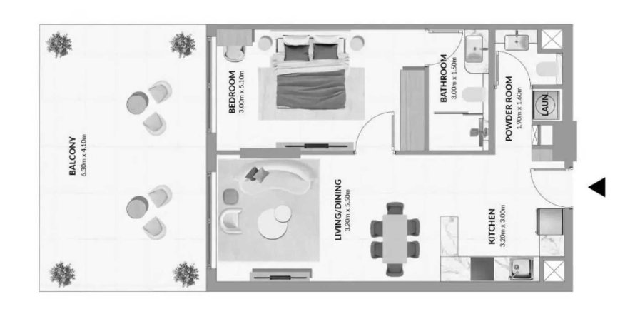 Wohnung BINGHATTI CRESCENT in Nadd Al Sheba, Dubai, VAE: 1 Schlafzimmer, 83.89 m2 Nr. 717524