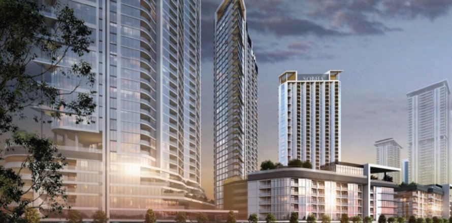 Apartment in WAVES OPULENCE in Mohammed Bin Rashid City, Dubai, UAE 1 bedroom, 74 sq.m. № 704954