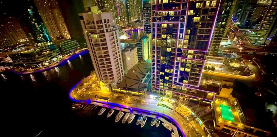 Apartment i Dubai Marina, Dubai, UAE 1 soveværelse, 84.2 kvm № 699047