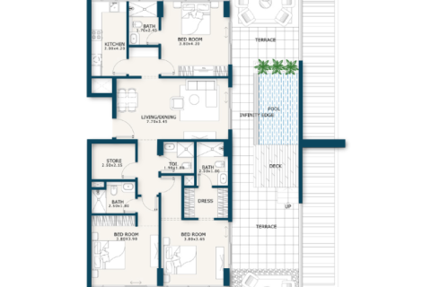 Apartman u Discovery Gardens, Dubai, UAE 1 soba, 36 m2 Br. 732544 - fotografija 6