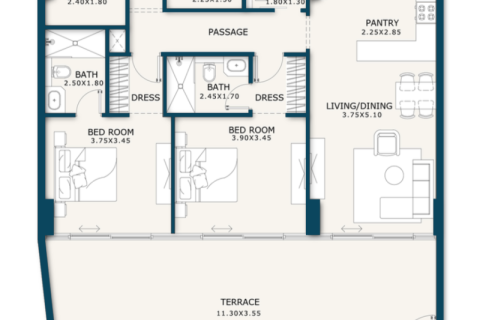 Apartman u Discovery Gardens, Dubai, UAE 1 soba, 36 m2 Br. 732544 - fotografija 5