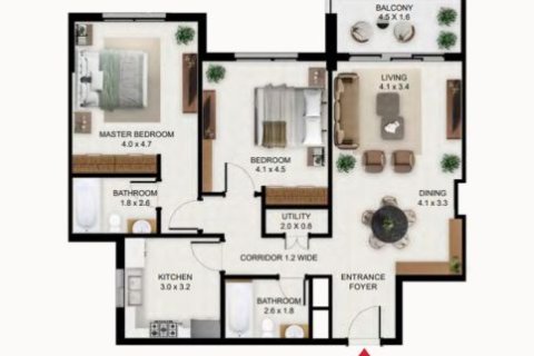 Appartement à vendre à  Al Wasl, Dubai, EAU 41 m2 № 728500 - photo 12