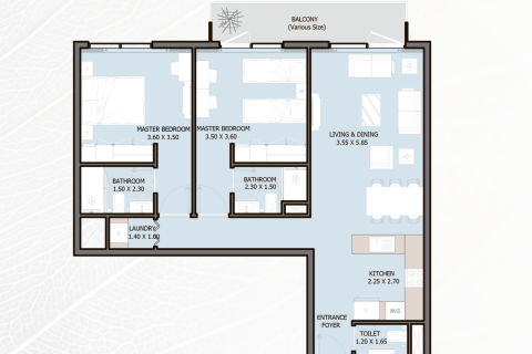 Dubai Investment Park, Dubai, BAE’de satılık daire 1 oda, 34 m&sup2; No 728502 - fotoğraf 11
