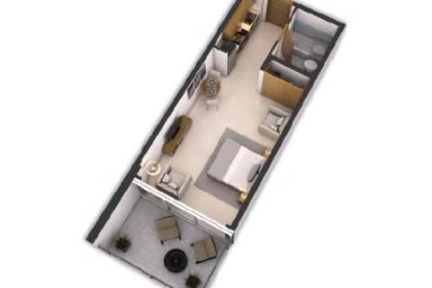 DAMAC Hills (Akoya by DAMAC), Dubai, संयुक्त अरब अमीरात में अपार्टमेंट, 1 कमरा, संख्या 732761 - फ़ोटो 4