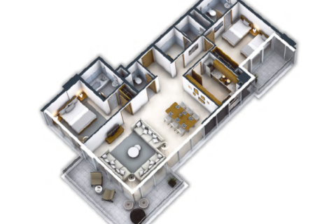 DAMAC Hills (Akoya by DAMAC), Dubai, संयुक्त अरब अमीरात में अपार्टमेंट, 1 कमरा, संख्या 732761 - फ़ोटो 6