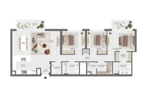 Apartamento en venta en Dubai South (Dubai World Central), Dubai, EAU 1 dormitorio, 63 m2 № 732760 - foto 5
