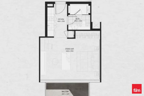 Apartmen di Majan, Dubai, UAE 42.7 meter persegi № 727857 - foto 11