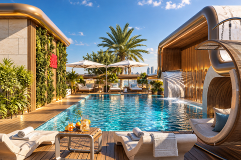Apartament w Dubai, ZEA 1 sypialnia, 59 mkw. nr 729702