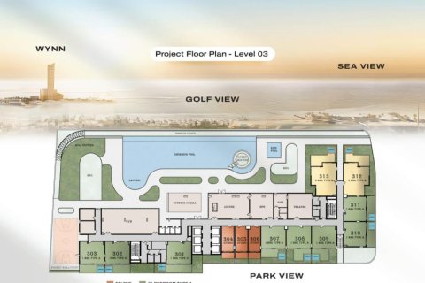 Apartamento en venta en Ras Al Khaimah, EAU 1 dormitorio, 64 m2 № 656231 - foto 7