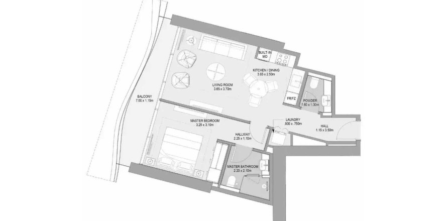 City of Arabia, Dubai, BAE’de daire 1 yatak odası, 77.94 m&sup2; No 706310