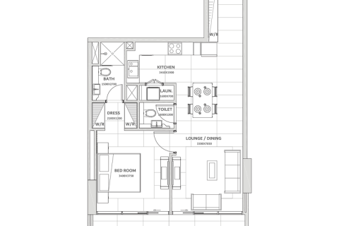 Appartement te koop in Dubai Land, Dubai, VAE 1 kamer, 40 vr.m., nr 732372 - foto 6
