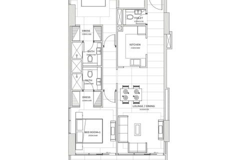 Appartement te koop in Dubai Land, Dubai, VAE 1 kamer, 40 vr.m., nr 732372 - foto 7