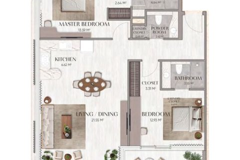 Купить квартиру в Arjan, Дубай, ОАЭ 1 комната, 33м2, № 732373 - фото 10