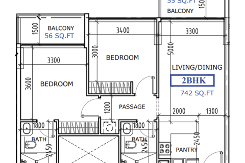 Dzīvoklis Dubai South (Dubai World Central)jā, AAE 1 istaba, 34 m2 Nr. 732369 - attēls 4