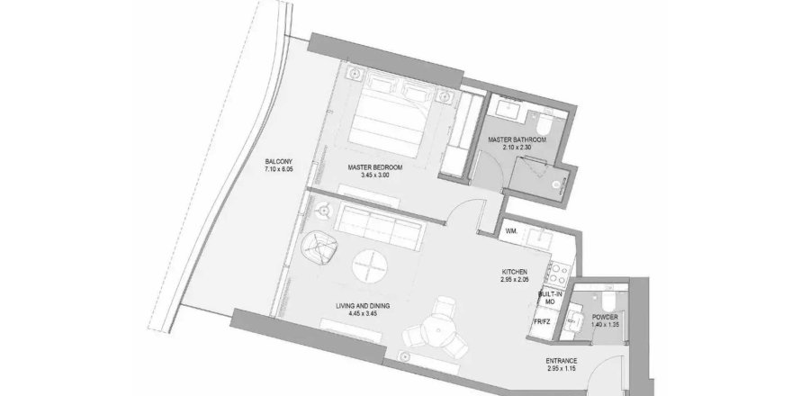 Apartament în City of Arabia, Dubai, EAU 1 dormitor, 80.76 mp.  №706311