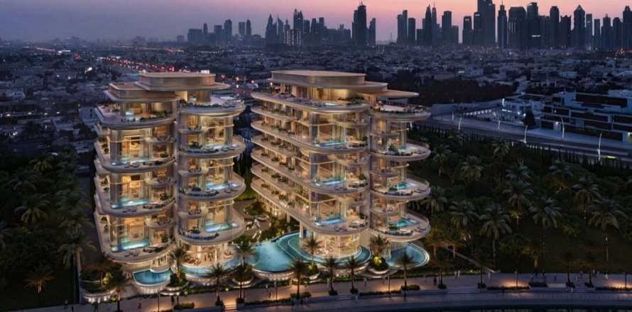 Penthouse di Dubai, UEA 6 kamar tidur, 1405 m2 nomor 631350